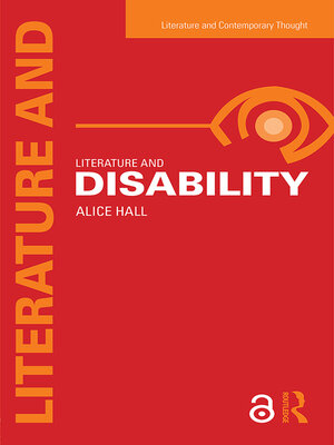 cover image of Literature and Disability